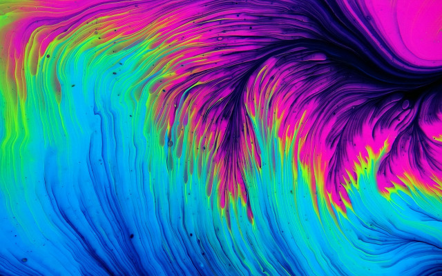 Colorful vibrant swirl center dots free wallpaper for desktop - medium preview image