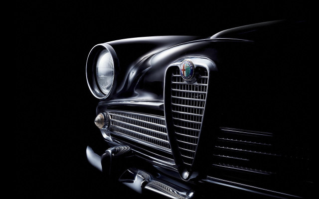 Black car grill headlight dark free wallpaper for desktop - medium preview image
