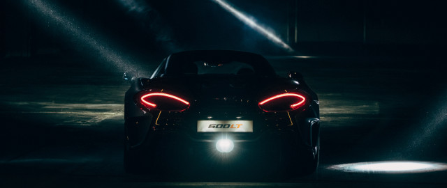 Car lights dark spotlight back free wallpaper for desktop - medium preview image