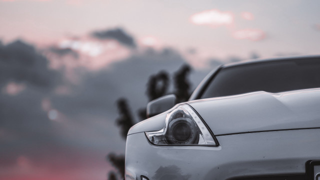 Car sky clouds red light free wallpaper for desktop - medium preview image