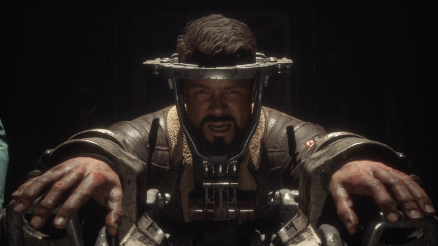 Man helmet outstretched hand green free wallpaper for desktop - medium preview image