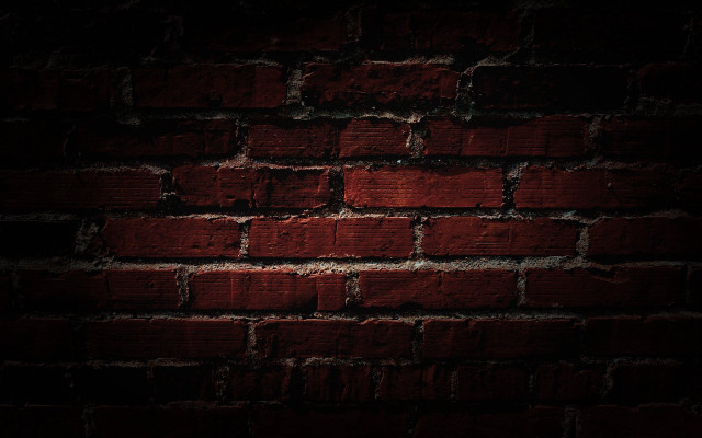 Brick wall red light black free wallpaper for desktop - medium preview image
