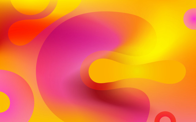 Colorful circles red circle night free wallpaper for desktop - medium preview image