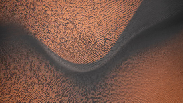 Desert pattern black white space free wallpaper for desktop - medium preview image