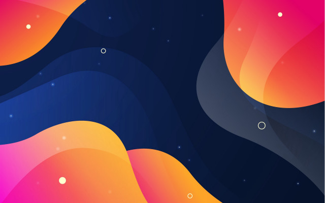 Colorful wave dots background constellation free wallpaper for desktop - medium preview image