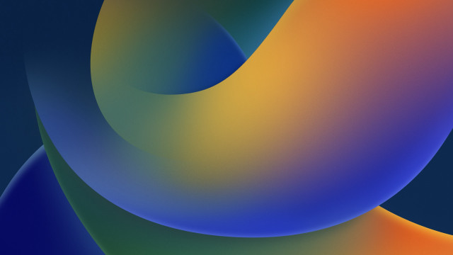 Colorful abstract curved blue red free wallpaper for desktop - medium preview image
