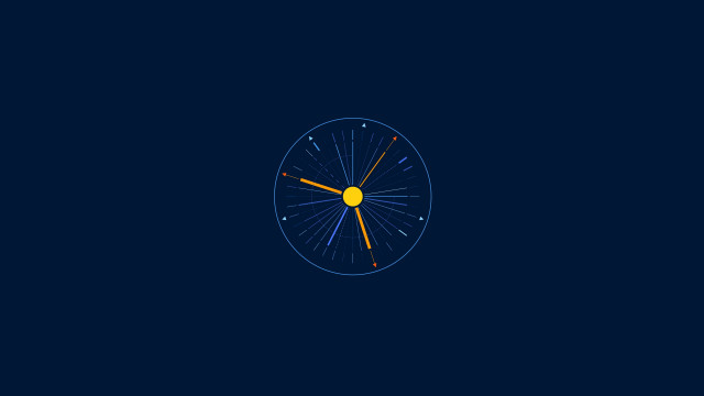 Clock yellow face darkblue yellowcircle free wallpaper for desktop - medium preview image