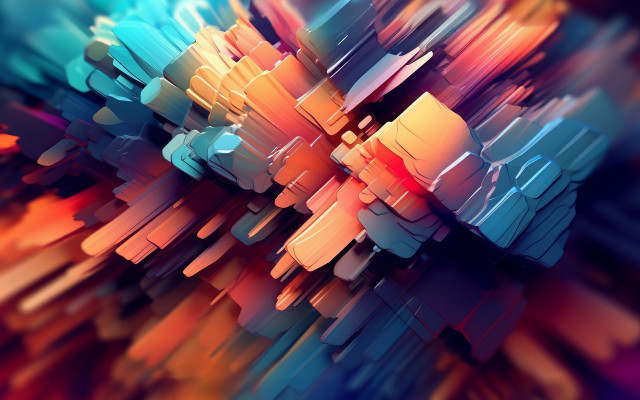 Colorful abstract lines shapes androidjones free wallpaper for desktop - medium preview image