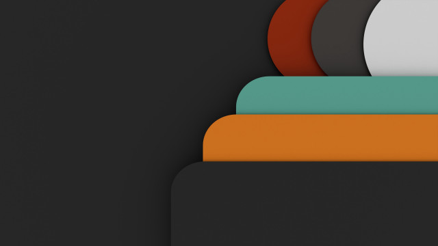 Colored papers abstract sculpture white free wallpaper for desktop - medium preview image