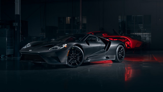 Black sports car dark garage #11 free wallpaper for desktop - medium preview image