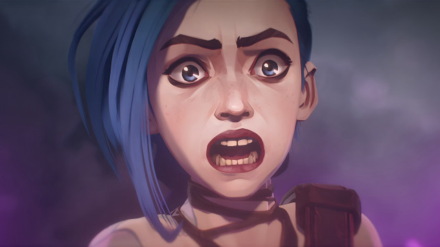 Ada gladys killins blue hair free wallpaper for desktop - medium preview image