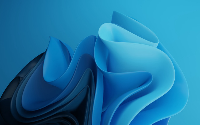 Blue abstract curved top side free wallpaper for desktop - medium preview image