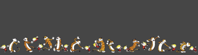 Tiger line comic billwatterson kitsch free wallpaper for desktop - medium preview image