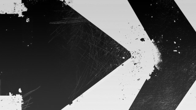 Street sign arrow black white free wallpaper for desktop - medium preview image