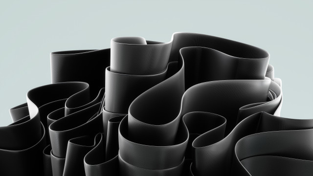 Black pipes ambient occlusion generative free wallpaper for desktop - medium preview image