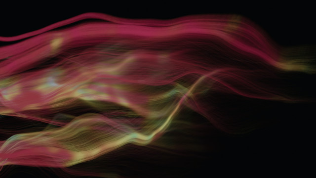 Blurry pink yellow object black free wallpaper for desktop - medium preview image