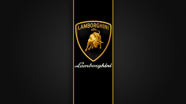 Lamb logo black background gold #2 free wallpaper for desktop - medium preview image