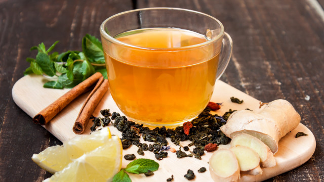 Tea lemon spices cuttingboard food free wallpaper for desktop - medium preview image