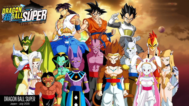 Dragon ball super characters cloudy free wallpaper for desktop - medium preview image