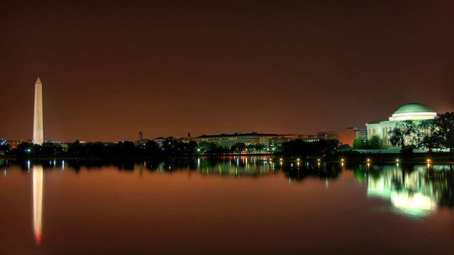 Arlington nelson lindenmuth tower reflection free wallpaper for desktop - medium preview image
