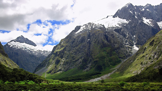 Mountain range river snow capped #10 free wallpaper for desktop - medium preview image