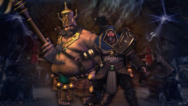 Men standing room statue giant free wallpaper for desktop - medium preview image