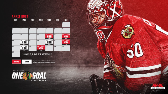 Hockey player red uniform calendar free wallpaper for desktop - medium preview image
