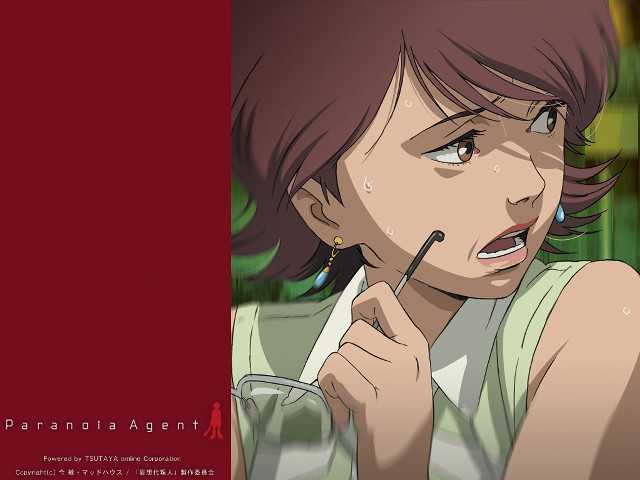 Surprised woman holding pen eyewear free wallpaper for desktop - medium preview image