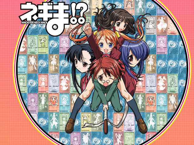 Anime group colorful tiles question free wallpaper for desktop - medium preview image