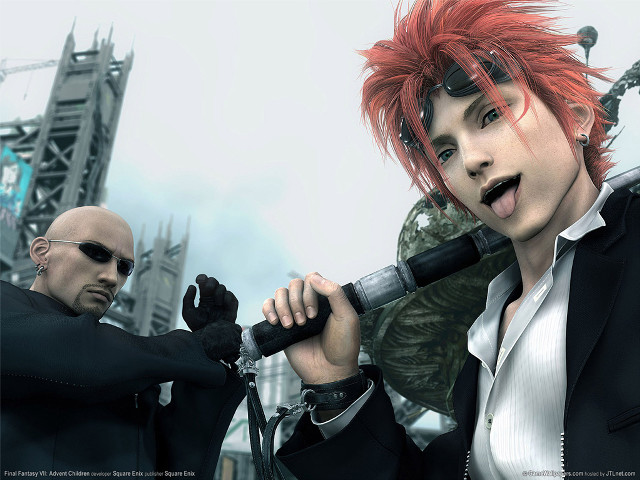 Red haired man woman formal #2 free wallpaper for desktop - medium preview image