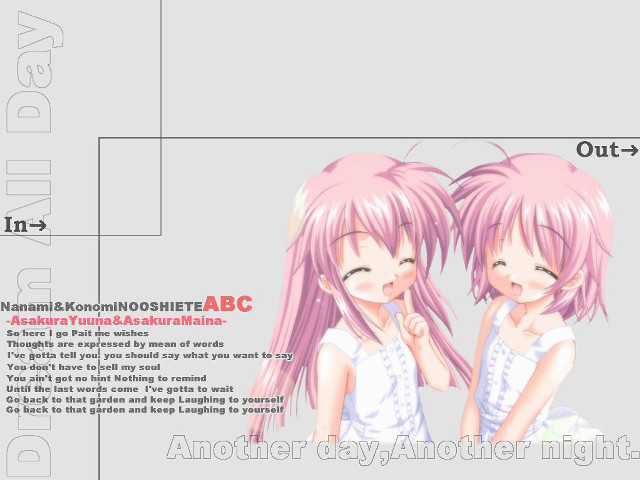 Pink hair sisters anime illustration free wallpaper for desktop - medium preview image