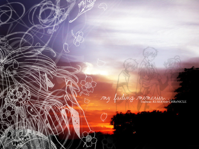 Sunset couple tree illustration silhouette free wallpaper for desktop - medium preview image