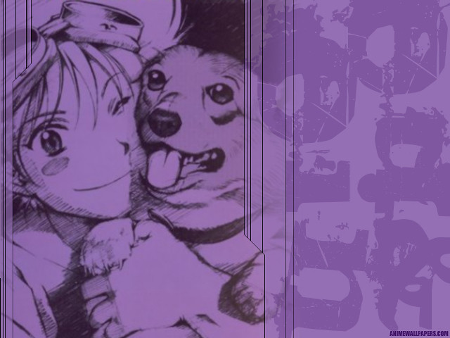 Dog duo purple kikukawa manga free wallpaper for desktop - medium preview image