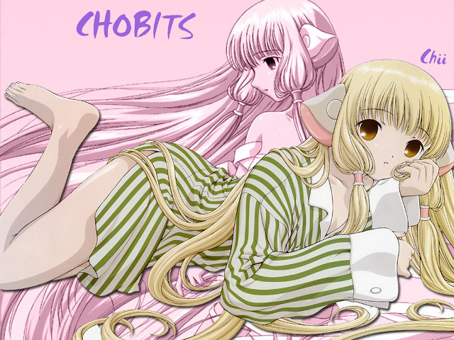 Girl blonde horns anime lying free wallpaper for desktop - medium preview image