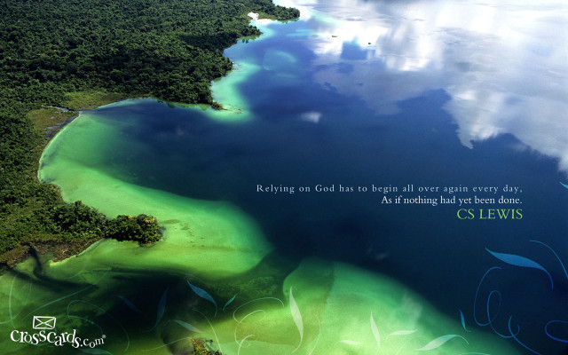 River believing god born everyday free wallpaper for desktop - medium preview image