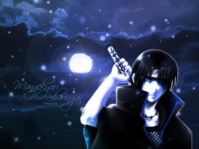 Anime hero fullmoon sword clouds free wallpaper for desktop - medium preview image