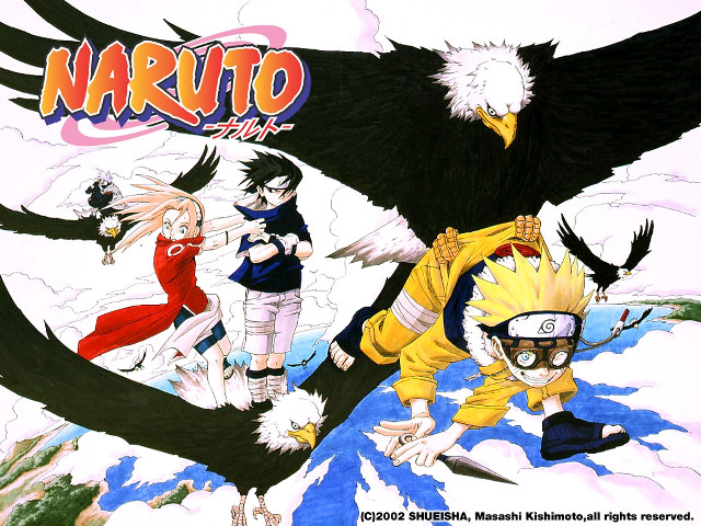 Anime bird heroes naruto sasuke free wallpaper for desktop - medium preview image