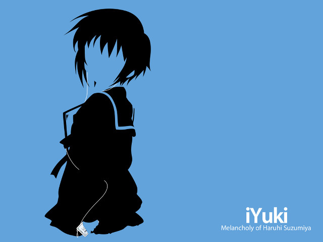Eizan kikukawa yuki blue minimalist free wallpaper for desktop - medium preview image