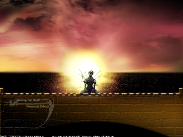 Bridge sunset sword clouds dusk free wallpaper for desktop - medium preview image