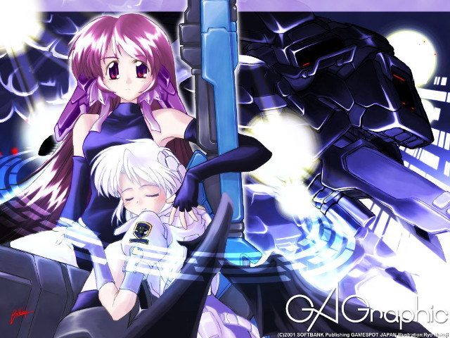 Anime couple robot aya goda free wallpaper for desktop - medium preview image