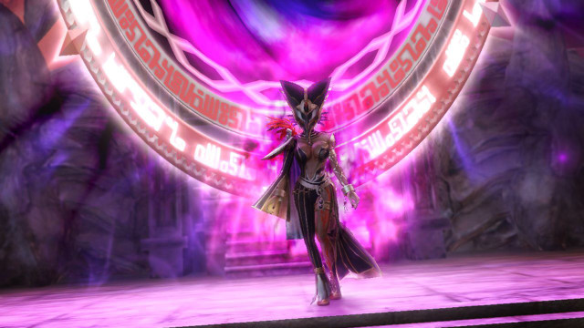 Woman costume stage purple light free wallpaper for desktop - medium preview image