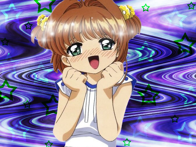 Surprised girl stars hands face free wallpaper for desktop - medium preview image