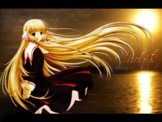 Blonde girl water sunset gothic free wallpaper for desktop - medium preview image