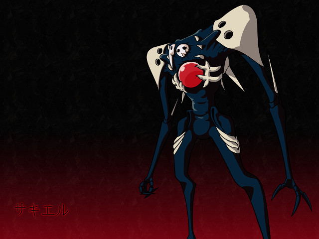 Cartoon character red apple black #2 free wallpaper for desktop - medium preview image