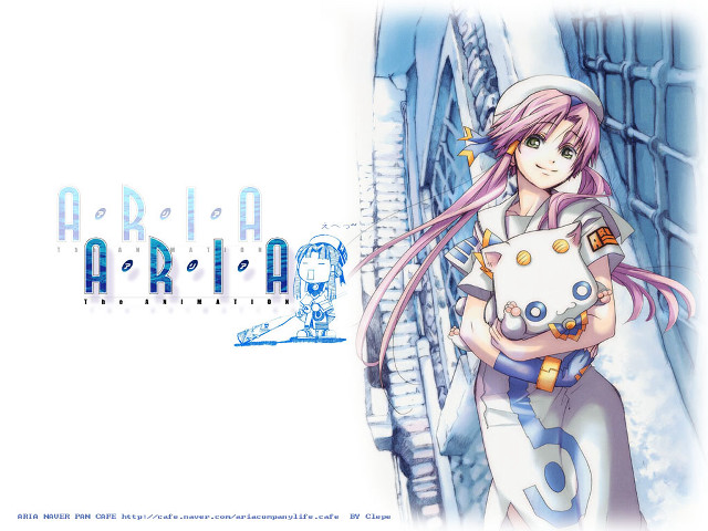 Aria magic anime cat uniform free wallpaper for desktop - medium preview image