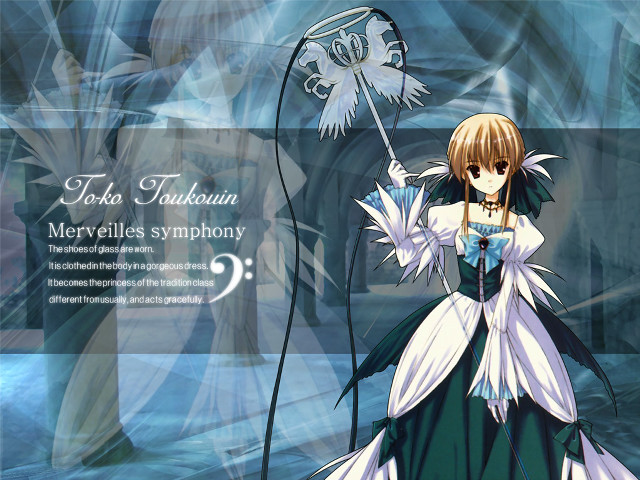 Anime sword dress background illustration free wallpaper for desktop - medium preview image