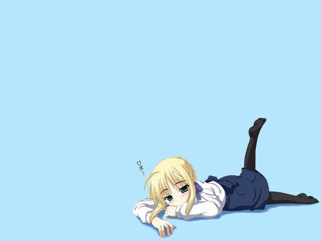 Blue sky laying girl remodernism free wallpaper for desktop - medium preview image