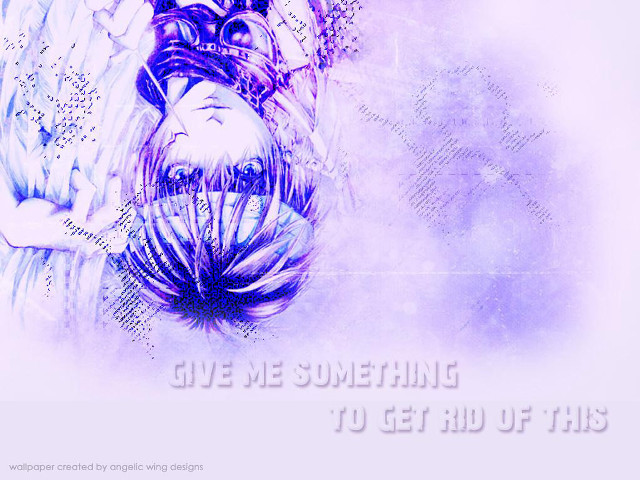 Purple white quote art alice free wallpaper for desktop - medium preview image