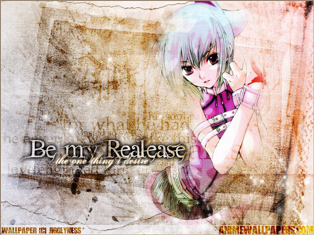 Anime girl purple dress white free wallpaper for desktop - medium preview image