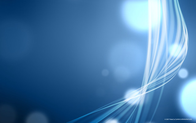 Blue background white swirl blurry free wallpaper for desktop - medium preview image